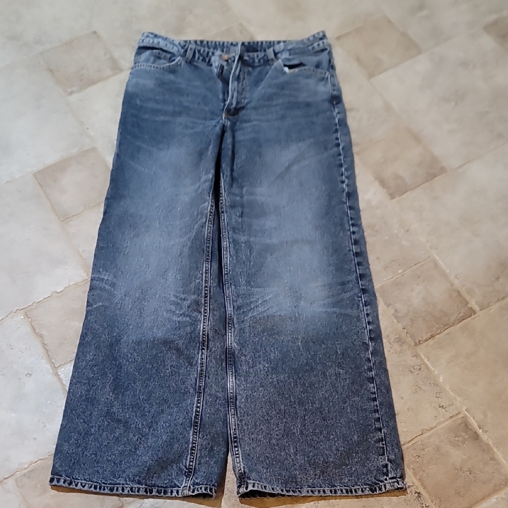 H&M Wide Leg Blue Jeans
